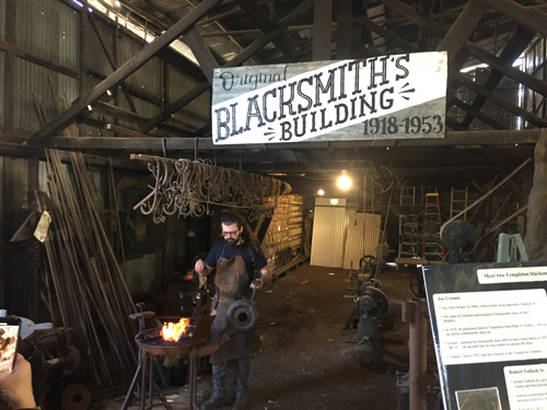 Founders Day Blacksmith Shop