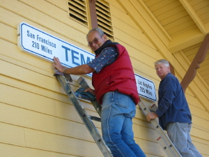 Placing Sign on Building